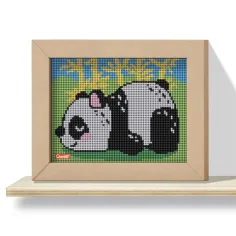 Quercetti: Pixel Art 4 Kawaii Panda mozaikové kolíčky obrázek 2