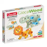 Quercetti: Techo Dřevěná stavebnice se zvířaty