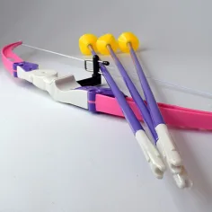 Růžová nová sada s přísavkami na šípy 54cm obrázek 5