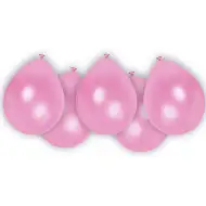 Růžové latexové balónky, sada 8 ks