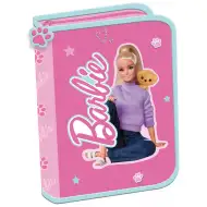 Růžový rozkládací penál Barbie 21x14x3,5 cm
