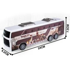RC Dálkově ovládaný autobus Jurassic City s osvětlením 27MHz v měřítku 1/32, 25cm obrázek 2