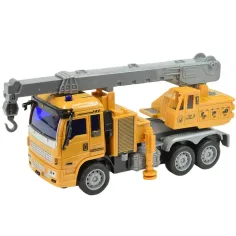 RC Dálkově ovládaný stavební nákladní automobil s efekty světla 27MHz 20cm v několika variantách 1ks obrázek 6
