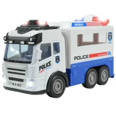 RC dálkově ovládané policejní vězeňské vozidlo s efekty světel, měřítko 1/43, 27Mhz, 21cm obrázek 3