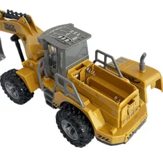 RC dálkově ovládaný bagr s pracovním strojem s efekty světel v měřítku 1/30, 24 cm obrázek 4