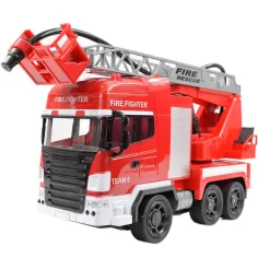 RC dálkově ovládaný hasičský vůz s vysokozdvižnou plošinou a vodním dělem v měřítku 1/24, 27 MHz, 30 cm obrázek 3