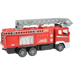 RC dálkově ovládaný hasičský vůz s výsuvným žebříkem a světelnými efekty, měřítko 1/24, frekvence 27MHz, délka 30cm obrázek 2