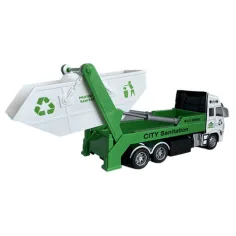 RC dálkově ovládaný odpadkový nebo kontejnerový vůz s osvětlením 27MHz 1/36 20cm ve dvou variantách obrázek 4