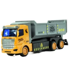 RC dálkově ovládaný sklápěč stavební nákladní auto se světlem 1/48 27MHz 20cm obrázek 3