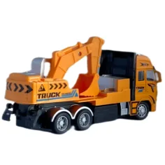 RC dálkově ovládaný stavební bagr nebo jeřáb s osvětlením ve dvou variantách 27MHz měřítko 1/36 20cm obrázek 4