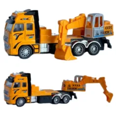 RC dálkově ovládaný stavební bagr nebo jeřáb s osvětlením ve dvou variantách 27MHz měřítko 1/36 20cm obrázek 5