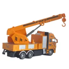 RC dálkově ovládaný stavební bagr nebo jeřáb s osvětlením ve dvou variantách 27MHz měřítko 1/36 20cm obrázek 6