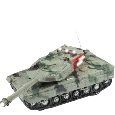 RC dálkově ovládaný tank M1 Abrams s efekty světla a zvuku v měřítku 1/32, 22 cm obrázek 4