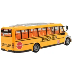RC dálkově ovládaný žlutý školní autobus s efekty světel a akumulátorem 27MHz 40cm obrázek 4