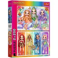 Rainbow High nejlepší kamarádky 2x200dílné puzzle - Trefl