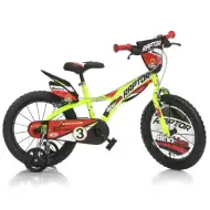 Raptor zelené dětské kolo ve velikosti 16 - jízdní kolo Dino Bikes