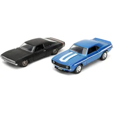 Rychle a zběsile: 1969 Chevrolet Camaro a 1968 Dodge Charger Widebody 2ks balení 1/32 měřítko - Jada Toys obrázek 6