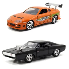 Rychle a zběsile: Twin Pack Dodge Charger R/T a Toyota Supra kovové modely dvojbalení 1/32 - Simba Toys obrázek 2