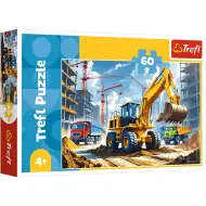 Rypadlo-nakladač traktor 60dílné puzzle - Trefl