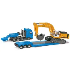 SIKU MAN těžkotonážní s Liebherr bagrem 1/87 obrázek 2
