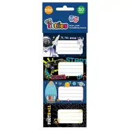 Sada 20 nálepek na sešity Luna