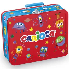 Sada barevných fixů v kovové krabičce, 80 ks - Carioca