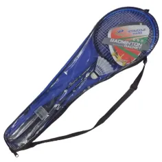 Sada kovových badmintonových raket s pouzdrem a míčkem obrázek 3