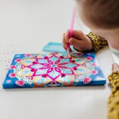Sada na malování diamanty lotosová mandala obrázek 2