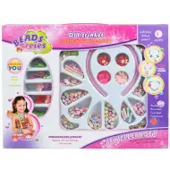 Sada na výrobu šperků Beads Series: Sada na výrobu šperků s více než 200 barevnými korálky a čelenkou