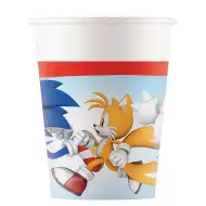 Sada papírových kelímků Sonic the Hedgehog 8 ks 200 ml