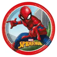 Sada papírových talířů Spider-Man 8 ks, 23 cm