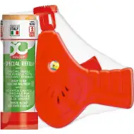 Sada pistole na foukání bublin s 60ml náplní jako dárek.