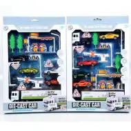 Sada sportovního auta s doplňky ve dvou variantách