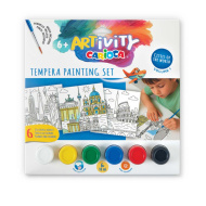 Sada temperových barev ARTivity 6×10 ml - Amerika - Carioca