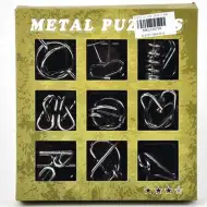 Sada zámků s klíči, 9 kusů