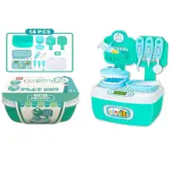 Sada zubního lékaře v úložném boxu s příslušenstvím, 14 kusů