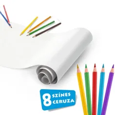 Samolepící malovací válec s 8 barevnými tužkami - Carioca obrázek 2