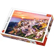 Santorini západ slunce puzzle 1000 dílků - Trefl