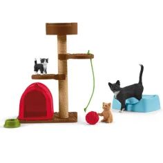 Schleich: Farm World - Herní zážitek pro roztomilé kočky herní set (42501) obrázek 3