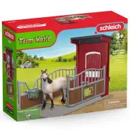 Schleich: Farm World - Stáj s figurkou mustanga herní set (42724)