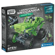 Science & Play: Mechanická dílna - Stavebnice monster trucku - Clementoni