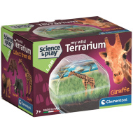 Science &amp; Play: Mini terárium s figurkou žirafy - Clementoni