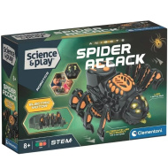 Science &amp; Play: Útočný robotický pavouk - sada hraček - Clementoni