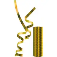 Serpentýna kovově zlatá barva 18 ks