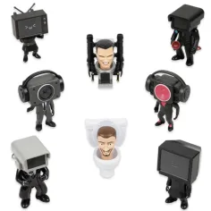 Skibidi Toilet WC překvapení minifigurka sada 1 ks obrázek 2