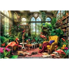 Skleníková knihovna HQC 1000dílné puzzle - Clementoni obrázek 2
