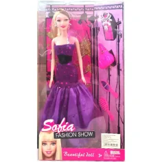 Sofia Fashion Show Cestovní panenka s extra oblečením a kufr v 2 variantách obrázek 3
