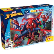 Spider-Man 2 v 1 maxi 24dílné puzzle a omalovánka 70x50 cm – Lisciani