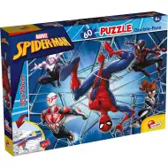 Spider-Man 2 v 1, puzzle a omalovánka, 60 dílků, 35x25 cm – Lisciani