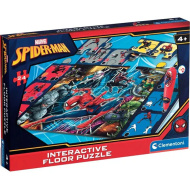 Spider-Man interaktivní 24dílné podlahové puzzle - Clementoni
